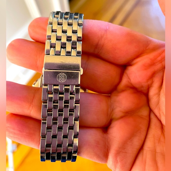 Michele Diamond Deco 33mm Stainless Steel Watch - Picture 4 of 8